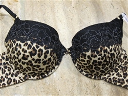 Luxury Leopard Thick Padded Bra