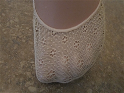 Daisy Nude Lace No Show Liner Socks