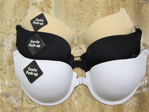 Padded Clear Back Bra with Clear Straps